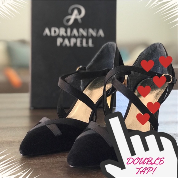 Adrianna Papell Shoes - Adrianna Papell Hepburn Pumps, Black Velvet